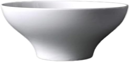 Household Hotel Ceramic Bowl Cap Shaped Noodle Instant White Ramen Soup Tableware