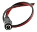 Netcom Lab 12V 5A DC Power Pigtail Barrel Plug Connector Cable, 2.1mm x 5.5mm Male Female DC Pigtail Connectors for CCTV Security Camera and 12V Power Supply Adapter
