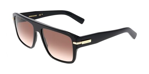 [Ferragamo] SF2078SLBI 003 BLACK/GRADIENT BROWN 59/16/145 男性用サングラス