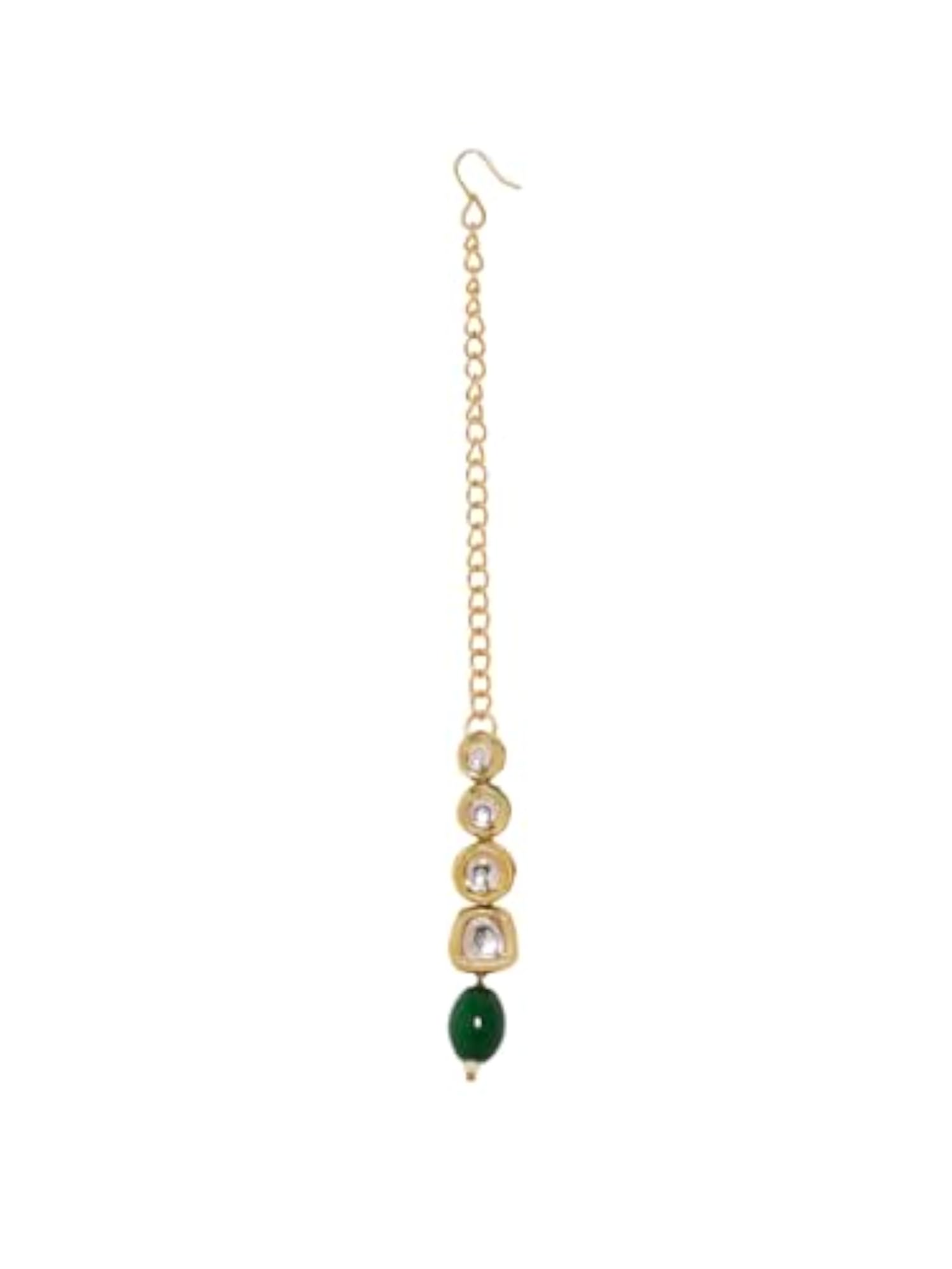 Kundan Maangtika with Plated and Stone, Symphony Design