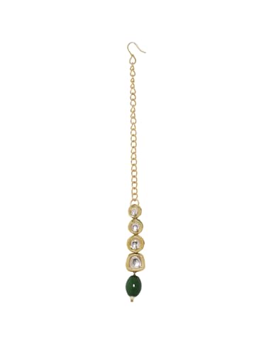 Kundan Maangtika with Plated and Stone, Symphony Design