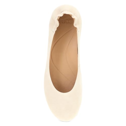 Image of Dansko Mollie Slip-On Ballerina Flats for Women - Built-in Wedge with Arch Support - Versatile Casual to Dressy Footwear - Lightweight Rubber Outsole