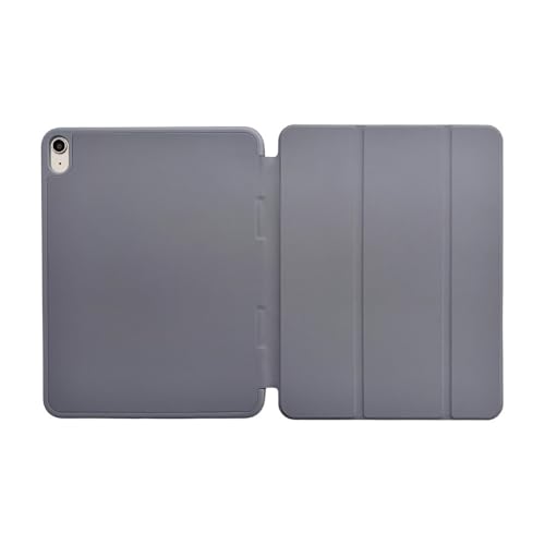 Protection iPad Pro 10.5 en cuir et silicone au design gris lavande épuré