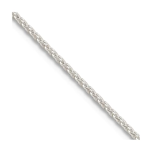 Chaîne Spiga ronde en argent 925 de 51 cm pour homme et femme