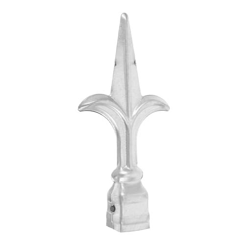 Alipis Embouts de Poteaux de Clôture en Fer Galvanisé Coiffe de Pointe, Protection Polyvalente et Résistance aux Intempéries pour Jardin et Porche Décoratif