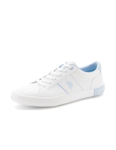 Image of U.S. Polo ASSN. Zesta 3.0 Beige Sneaker Shoes with Premium Upper