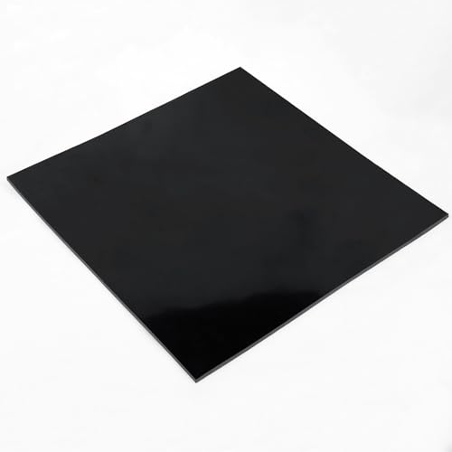 WochiTV Nitrile Rubber Sheet, 1/8" Thick x 12" Wide x 12" Lo...