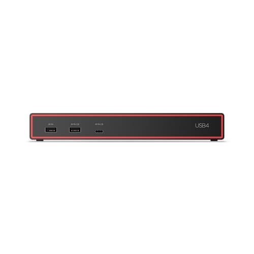 ThinkPad USB4 Dock 5000 transfiere datos a alta velocidad con potencia de 135W 5