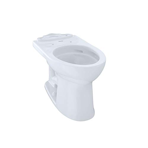 Drake II Elongated Toilet Bowl with SanaGloss, Cotton, White - TOTO C454CUFG#01