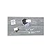 Produktbild SIGEL GL148 Premium Glas-Whiteboard 91x46 cm Motiv Sichtbeton hochglänzend, TÜV geprüft, einfache Montage, Glas-Magnettafel Artverum