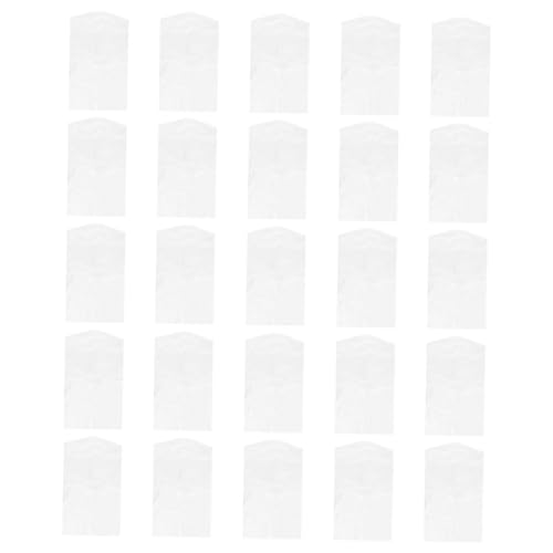 Clothes Storage Bag 25pcs Plastic Covers Garment Bag Dustproof Portable Lightweight for Laundry Travel Home