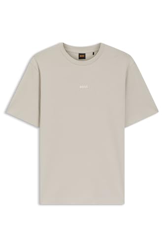 BOSS Hommes TChup T-Shirt en Coton Stretch avec Logo imprimé