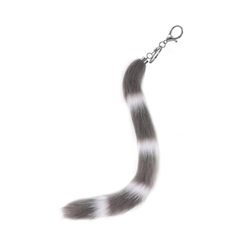 Porte-clés confortable haut de gamme avec queue souple pour accessoires de bureau - 4