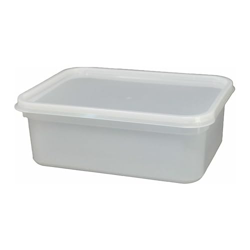 We Can Source It Ltd – 1L Reusable Ice Cream & Food Storage Containers with Lids – Stackable, Airtight, Freezer & Dishwasher Safe – Perfect for Meal Prep, Kitchen Organization – Pack of 100