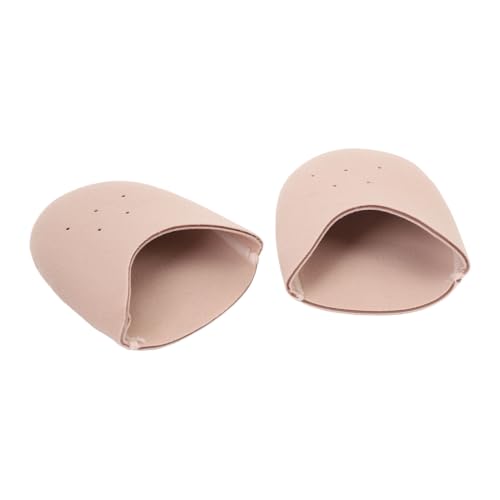 BTSEURY Pointe Shoe Toe Pads, 1 Pair Ballet Pointe Shoe Socks Pad, Ballet Slipper Toe Pouches Pad Toe Wrapped Protector Cushion with Holes