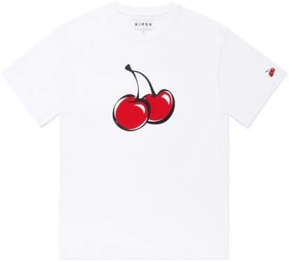 Amazon Co Jp キルシー チェリー 半袖 Tシャツ 白 キルシー 承認 店舗 購入 並行輸入品 Kirsh Cherry Short Sleeved T Shirt White Kirsh Approved Store Purchase Parallel Import Goods ファッション