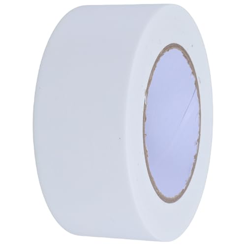 Cinta gaffer industrial blanca 5cm x 275m para fijar cables en estudios
