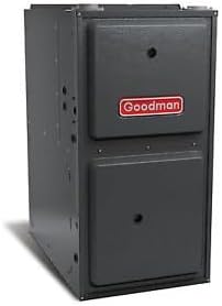 Goodman 97% AFUE Modulating Upflow/Horizontal variable speed 80k BTU Low NOx Natural Gas furnace (17.5 wide) (GRVM970803BN)