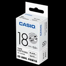 18mm Black on White Original Label Tape (XR-18WE1) Compatible with casio Label Printer (Black on White) (Black on White, 18MM)-image-48