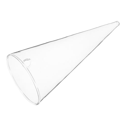 NUOBESTY Jarrón Colgante De Pared Cónico Grande, Maceta Hidropónica De Vidrio Transparente, Soporte para Flores, Decoración De Pared para Habitaciones y Cocina
