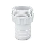 Racor Manguera Piscina 38mm Adaptador Aspiracion Filtracion Skimmer Limpiafondos Mantenimiento Piscinas Spa Conexion Segura sin Fugas (Racor móvil roscado)