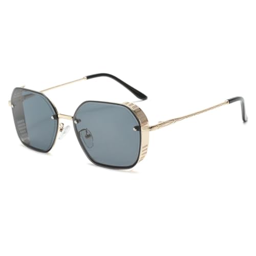 Lunettes de soleil Steampunk protégeant du soleil avec style vintage rond