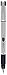 Zebra Pen V-301 Fountain Pen, Stainless-Steel Barrel, Fine Point, 0.7mm, Black Ink, 1-Pack with Refill