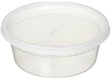 Reditainer Plastic Food Storage Containers with Lids (10, 12 Ounce)