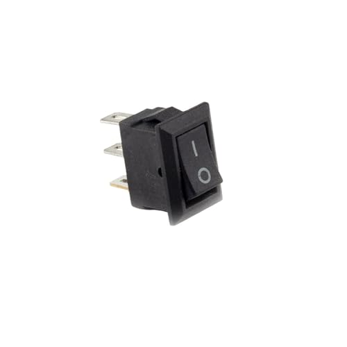 Interrupteur à bouton poussoir 10x15mm à bascule encliquetable 3A 250V