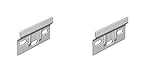 Kitchen Cabinet Hanging Brackets for Wall Mounting Cupboards Hanger Plate 63mm x2