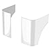 Warrior Products 903PA Polished Aluminium Corners with Cutouts for Jeep CJ2A and 3A