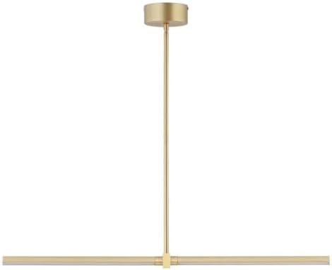 ET2 Dorian - 14W 2 LED Linear Pendant-1 Inches Tall and 1 Inches Wide-Gold Finish