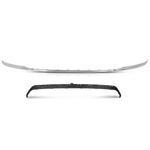 G-PLUS Rear Lower Bumper Cover Molding Trim Compatible with Honda Accord Sedan 4 Door 2016-2017 Black 2PCS