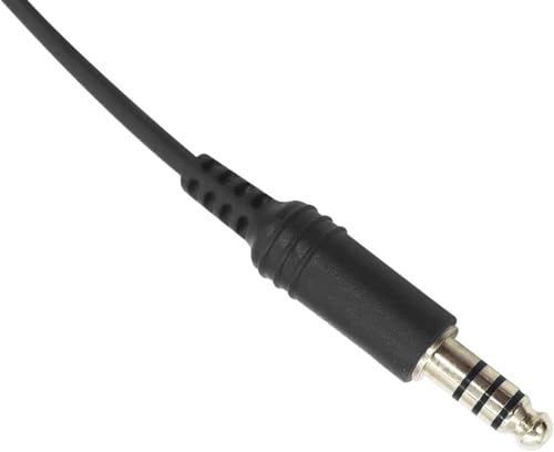 Adaptador de auriculares GA a helicóptero U174 doble plug miniatura 3