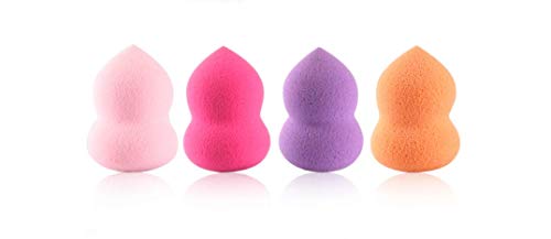 4 Stücke Beruf Foundation Make-Up Schwamm Puff Blender Kosmetische Puff Basis Flüssiges Pulver Kosmetische Werkzeuge für Make-up (Granatäpfel) Cover