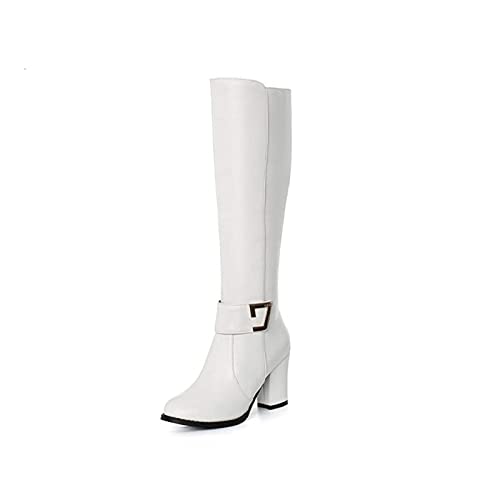 Bottes femme talon haut 8cm pointu en maille élastique pour l'automne