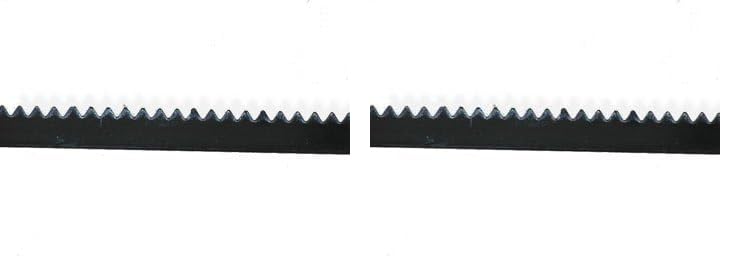 uGems Serrated Bezel Wire 1/8 Inch Wide 28 Gauge .013" (3.5mm) Saw-Tooth Style Soft Wire 999 Fine Silver for Jewelry Making Wire 20 Inch Length SKU ss08804