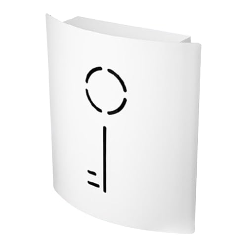 JSFYJZYZ Armario para Llaves con Cerradura de Pared y Organizador de Llaves con Código Caja de Llaves para El Hogar y La Oficina(White)