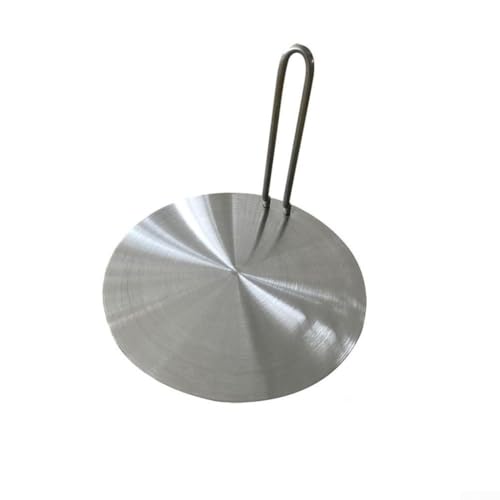 Gdfnmogo Adattatore per piano cottura a induzione, in acciaio inox, piastra diffusore di calore per piani cottura a induzione, garantisce una distribuzione uniforme del calore, compatibile con gas