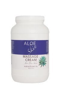 AloeSkin Massage Cream, 1 Gallon, Smooth, Effortless, Deep Tissue Massage, Lightly Scented, Paraben Free, Synthetic Free, Made in USA, Cruelty Free
