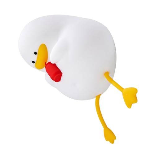 Lámpara de mesa de noche silicona forma pato recargable