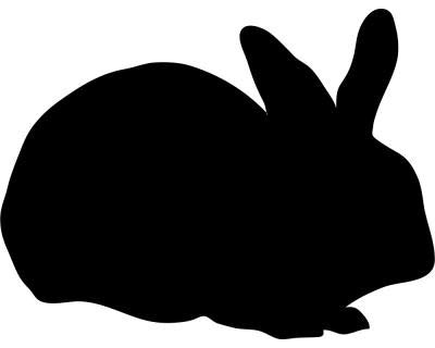 Samunshi® Hase Kaninchen Tier Aufkleber Autoaufkleber Sticker für Auto Motorrad Wohnmobil Scheiben in 8 Größen und 25 Farben (30x23cm Flieder)