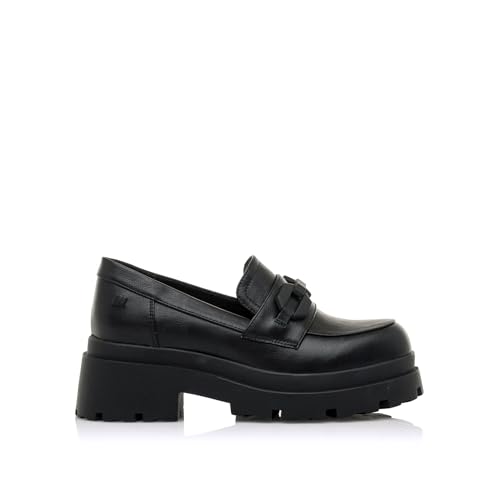 MTNG Zapatos Planos Mujer Zapatos Planos MISSIONE 53592 Mujer | Zapatos Planos Casual | sin Cierre-Abiertos | 55316 | Negro