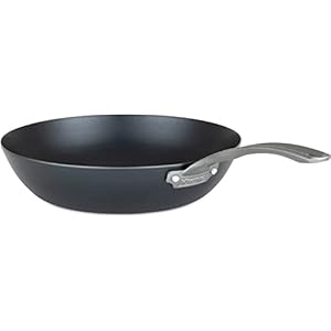 VIKING Culinary Blue Carbon Steel Nonstick Chef Pan, 12 Inch, Ergonomic Stay-Cool Handle, Grill, Oven Safe, Works on All Cooktops including Induction