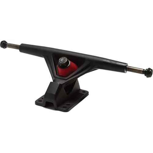 Seismic Skate Systems 180mm Aeon 30 Degree Flat Black Skateboard Reverse Kingpin Trucks with 1