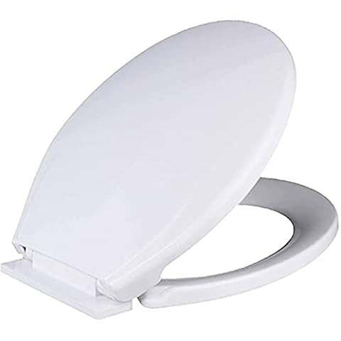 Oval Toilet SEAT Soft Close White - Easy Installation by AAN® Cover