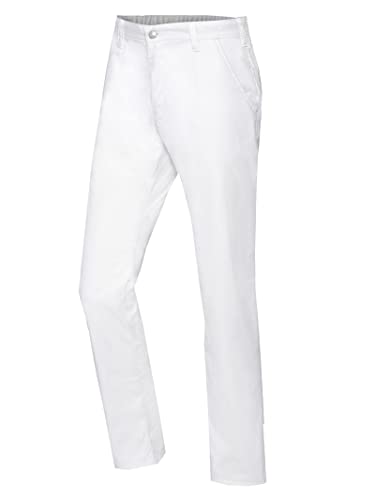 BP 1735-130-0021-54n Chinos für Männer, mit Taschen, 205,00 g/m² Reine Baumwolle, weiß, 54n