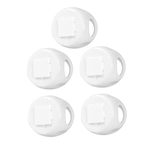 BIUDECO 5 piezas Protector de Pomo de Puerta Infantil Antielectrostático Unidades Cubiertas de Seguridad para Bloqueo para Evitar Apertura Fácil Instalación y Protección de Paredes