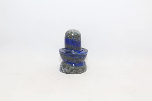 Statue Shivling authentique en lapis lazuli pour chasser le stress - 6