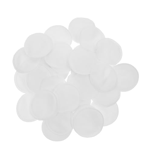 DECOMELODY 100 piezas Almohadillas de Algodón Orgánico Unidades Toallitas Desmaquillantes Dobles Diseño Grueso y Absorbente para Piel Sensible Discos Faciales Reutilizables para Limpieza